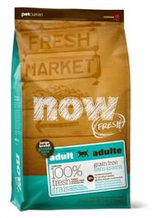 NOW! Fresh Adult Large Breed Recipe Grain Free Беззерновой для Взрослых собак Крупных пород с Индейкой, Уткой и овощами 11.35 кг. Срок реализации 15.02.2019