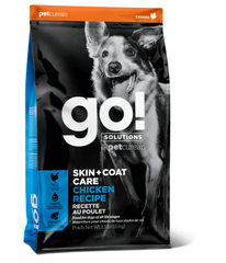 GO! SKIN + COAT Chicken Recipe Dog Formula - Гоу! Сухий корм для цуценят і дорослих собак з куркою, рисом та вівсянкою 1 кг на вагу