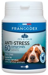Laboratoire Francodex Anti-Stress Tablets Заспокійливі пігулки для собак 60 пігулок