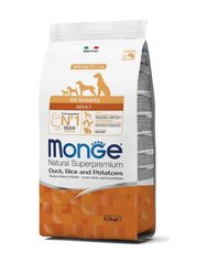 Monge All breeds Adult - Корм з качкою, рисом та картоплею для дорослих собак всіх порід 2,5 кг