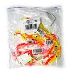 Flamingo Plastic Shrimp ФЛАМІНГО КРЕВЕТКА іграшка для котів (цена за 1 шт, 1,5х6 см (10шт/уп)