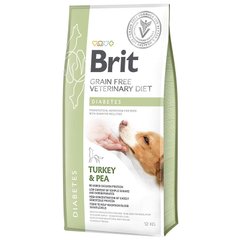 Brit GF Veterinary Diet Dog Diabetes - Беззерновой сухой корм для собак при сахарном диабете с индейкой и горохом 12 кг