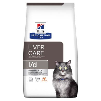 Hill's Prescription Diet Feline L/D - Хилс сухой корм - Заболевания печени, печеночная энцэфалопатия 1,5 кг