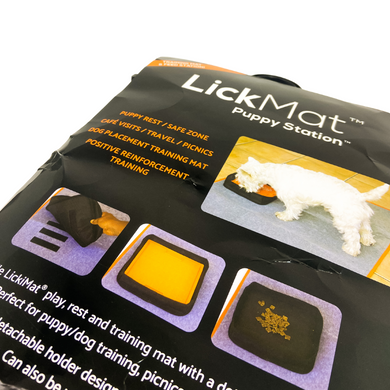 Универсальный коврик LickiMat для игры, отдыха и тренировок со съемным держателем