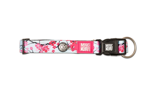 Max & Molly Smart ID Collar Cherry Bloom S - Нашийник Smart ID з вишневим принтом