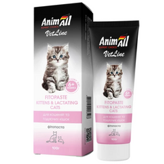 AnimAll VetLine Kittens & Lactating Cats - Фітопаста для кошенят та годуючих кішок 100 г