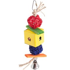 Flamingo Papyr Parakeet Toy Cube Small ФЛАМІНГО Куб Смол іграшка для папуг