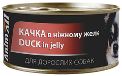AnimAll Duck in jelly - Вологий корм для собак з качкою в желе 85 г