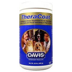 Davis TheraCoat - Девіс дієтична добавка для шерсті собак та котів 454 г