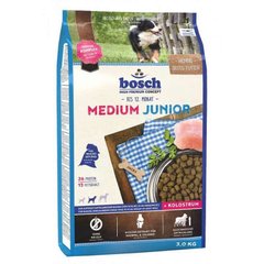 Bosch Junior Medium Бош Юниор Медиум Сухой корм с домашней птицей для юниоров средних пород, 3 кг