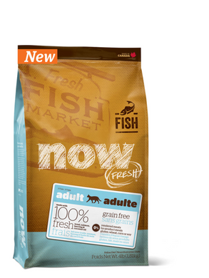NOW! Беззерновой с форелью (Fresh GRAIN FREE Fish Recipe Adult Cat 30/19)
