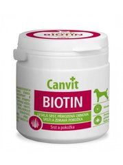 Canvit Biotin - Канвіт Вітамінний комплекс для шкіри, шерсті та кігтів собак малих та середніх порід 100 г