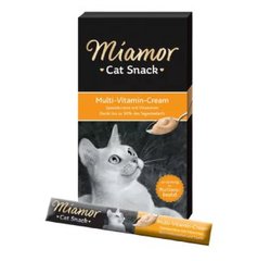 Miamor Cat Snack Multi Vitamin Cream Ласощі для зміцнення імунної системи у котів 90 г