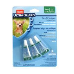 Hartz UltraGuard Drops - Хартц краплі на загривок від бліх, кліщів та комарів для собак вагою від 2,5 кг до 6 кг