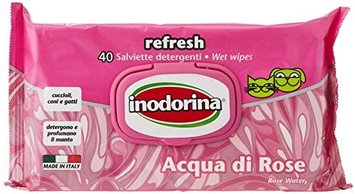 Inodorina Salv Refresh Acqua Rose - Серветки з трояндовою водою, 40 шт