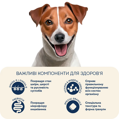 Home Food Dog Low-grain for Active Adult Mini & Junior - Низькозерновий сухий корм для активних дорослих собак і юніорів малих порід, ягнятина та рис, 0,7 кг