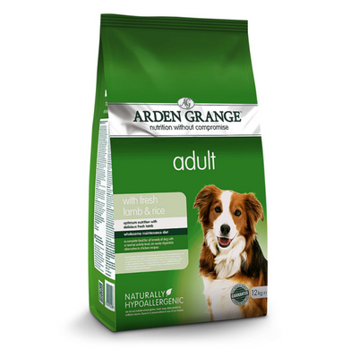 Arden Grange Adult Dog Fresh Lamb & Rice - Арден Гранж сухой корм для взрослых собак со свежей ягнятиной и рисом 2 кг