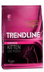 Trendline - Повноцінний та збалансований сухий корм для кошенят з куркою 1 кг