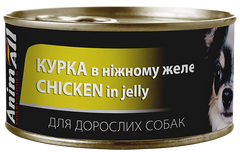 AnimAll Chicken in jelly - Вологий корм для собак з куркою в желе 85 г