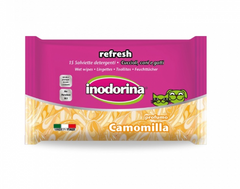 Inodorina Refresh Camomilla - Серветки для догляду за вухами та очима з ароматом ромашки, 15 шт