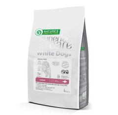 Nature's Protection Superior Care White Dogs Grain Free White Fish Junior All Sizes - Сухой корм для растущих собак всех размеров из белой шерсти со вкусом белой рыбы 4 кг