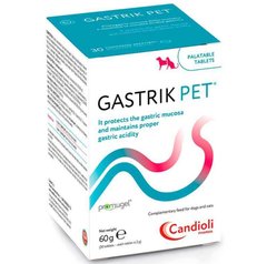 Candioli Gastrik Pet - Кандіолі Гастрік Пет таблетки для захисту слизової оболонки шлунка собак та котів 30 таблеток