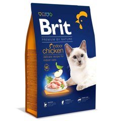 Brit Premium by Nature Cat Indoor Chicken - Сухой корм для взрослых кошек, живущих в помещении с курицей 1,5 кг