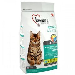 1st Choice Weight Control Adult - Сухий корм для стерилізованих котів з надмірною вагою з куркою 350 г
