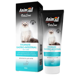 AnimAll VetLine Gastrointestinal - Фитопаста для нормализации работы желудочно-кишечного тракта у кошек 100 г