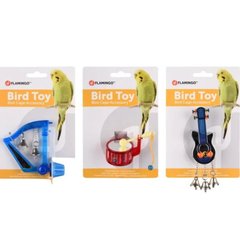 Flamingo Bird Toy Music ФЛАМИНГО МЬЮЗИК игрушка для птиц, музыкальный инструмент с колокольчиками