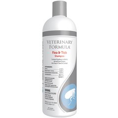 Veterinary Formula Flea & Tick Shampoo - Ветеринарна Формула Шампунь від бліх і кліщів для собак та котів 473 мл