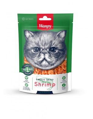 Wanpy Freeze Dried Shrimp - Ванпі сушені креветки для котів 80 г