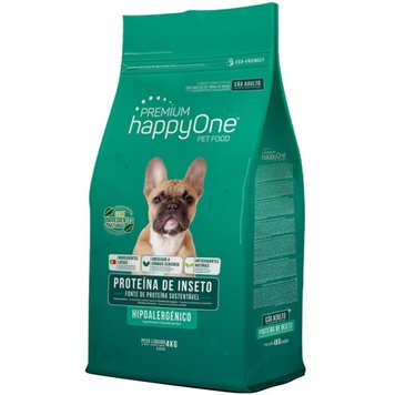 happyOne Premium Adult Dog Insect Protein - Сухий корм для дорослих собак з протеїном комах 4 кг