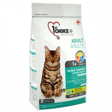 1st Choice Weight Control Adult - Сухий корм для стерилізованих котів з надмірною вагою з куркою 10 кг
