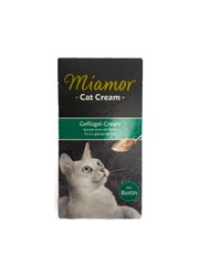 Miamor Cat Snack Geflugele-Cream mit Biotin Ласощі для покращення шерсті у котів 90 г