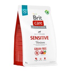 Brit Care Dog Grain-free Sensitive - сухой беззерновой корм для собак с чувствительным пищеварением с олениной 3 кг