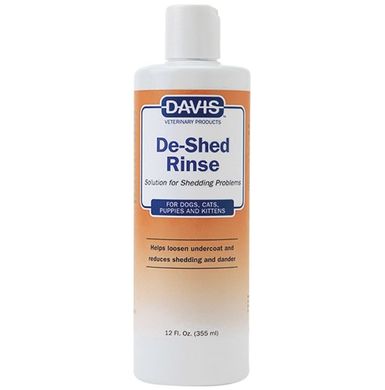 Davis De-Shed Rinse - Дэвис Облегчение Линьки ополаскиватель для собак и кошек 355 мл