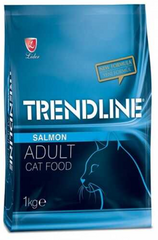 Trendline - Полноценный и сбалансированный сухой корм для кошек с лососем 1 кг