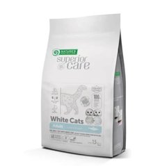 Nature's Protection Senior Cat - Сухий корм для дорослих котів всіх порід із білим забарвленням шерсті з оселедцем 1,5 кг