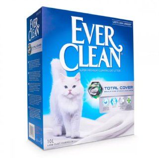 Ever Clean Total Cover - Комкующийся наполнитель для кошачьего туалета с активированным углем 6 л