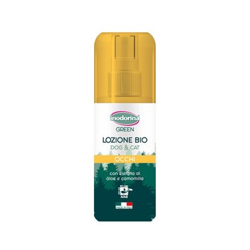 Inodorina Lozione Bio Green Occhi лосьйон для очищення очей у котів та собак з екстрактом алоє та ромашки 100мл