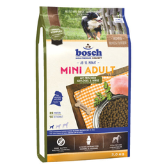 Bosch Mini Adult with Fresh Poultry and Millet - Корм с мясом птицы и просом для взрослых собак малых пород, 3 кг