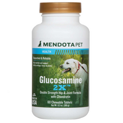 Mendota Pet Glucosamine 2X - Вітаміни для собак, подвійна формула з хондроїтином