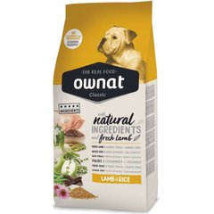 Ownat Classic Dog Adult Lamb & Rice - Сухий корм для дорослих і літніх собак з ягням та рисом 20 кг