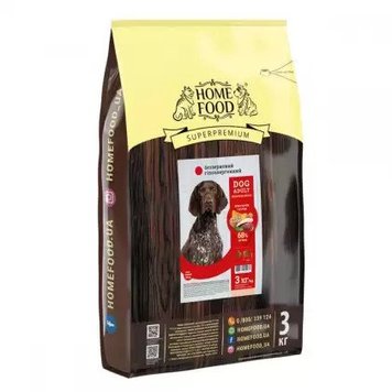 Home Food Dog Adult Medium & Maxi Hypoallergenic Grain-Free - Беззерновий гіпоалергенний сухий корм для дорослих собак середніх та великих порід, за м'ясом качки та нутом, 1,6 кг