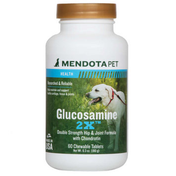 Mendota Pet Glucosamine 2X - Вітаміни для собак, подвійна формула з хондроїтином