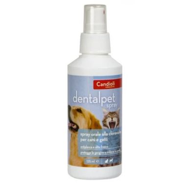 Candioli DentalPet Spray - Кандиоли ДенталПет спрей для ухода за ротовой полостью собак и кошек 125 мл