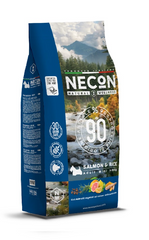 Necon Natural Wellness Dog Mini Salmon & Rice - Сухой корм для взрослых собак мини пород с лососем и рисом 800 г