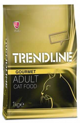 Trendline - Повноцінний та збалансований сухий корм для котів Гурме з куркою 1 кг