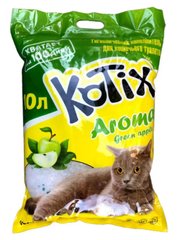 Kotix Aroma Наполнитель силикагелевый для кошачьего туалета с ароматом яблока 10 л